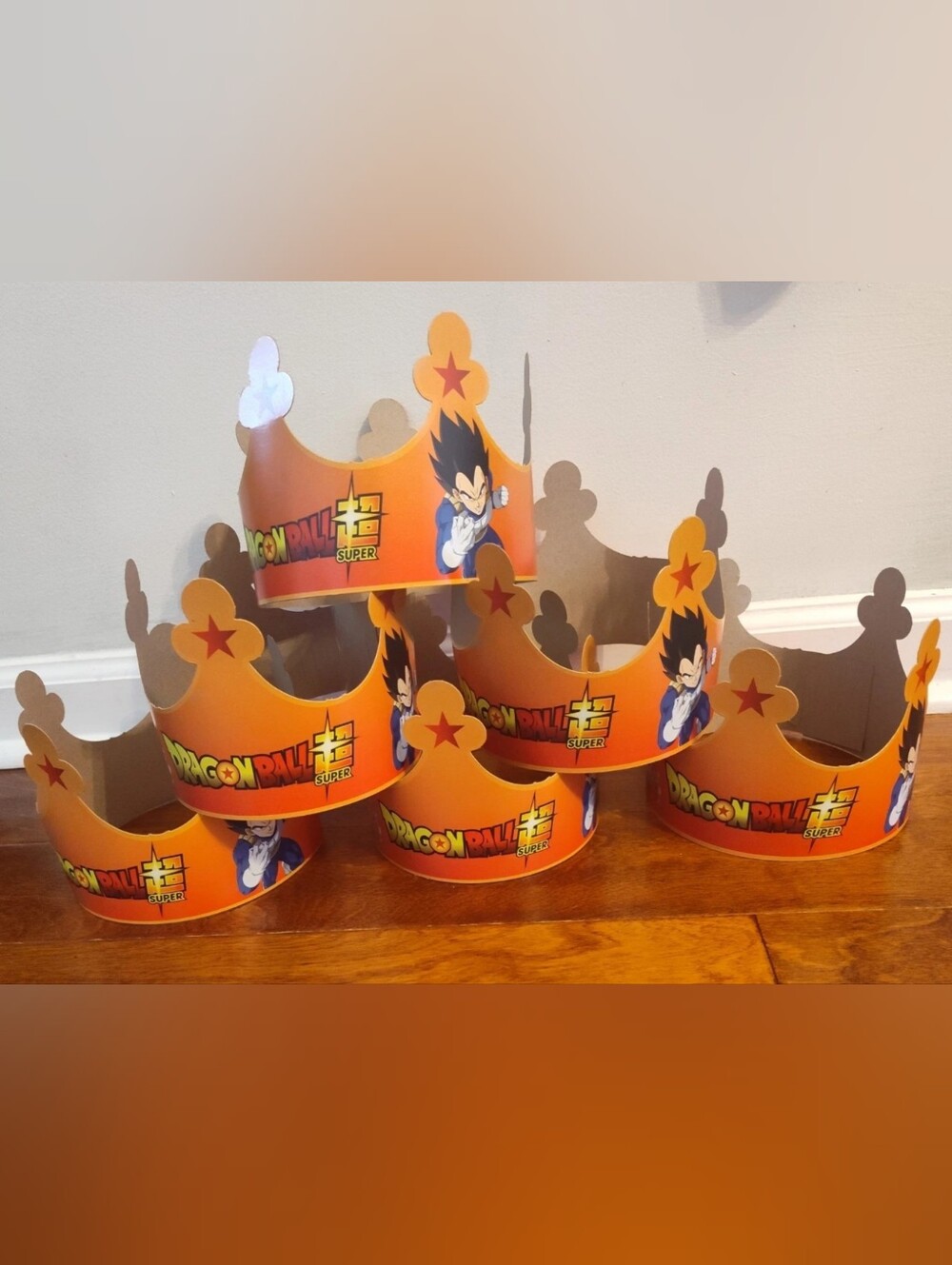 (6) 2026 Burger King Crowns Dragon Ball Z Limited Edition BK Crown Collectible